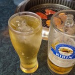 大松園 - 生中とハイボール！カラカラ～️