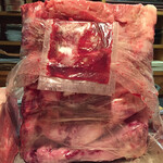 千ふく - 仕入れたお肉の塊