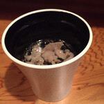 千ふく - 牛脂のスープ。コクがあって美味しい。