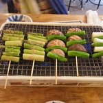 磯丸水産 - 野菜焼き・各190円