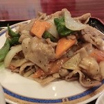 中華料理 家宴 - 豚肉とホタテの黒胡椒炒め
