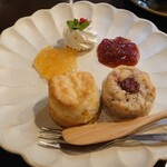 ほっとるーむ けやき - お得なケーキセット・スコーン（ゆず・いちご）