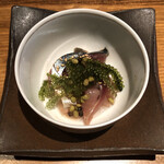 ろっかん - 鯖の山ぶどう 山椒オイル