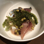 ろっかん - 鯖の山ぶどう 山椒オイル