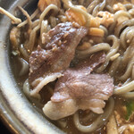 丹波篠山うどん　一真 - イノシシ肉