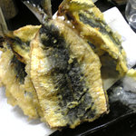 手打ちうどん瓢六 - いわしの天ぷら
