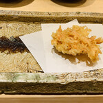 日本橋 蕎ノ字 - ■桜えびかき揚げ
      ☆駿河湾の桜えび香りは最高。