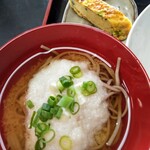 らいふ - とろろそば　だし巻き卵