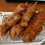 Tonkatsu Aji Dokoro Kura - 串カツ定食