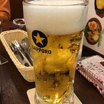 サッポロビアレストラン９１０ - 生ビール（中）