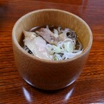 Ajidokoro Matsunoya - 会席(冷たいミニ肉そば)