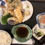 さかなや工房海鮮蔵 - 天ぷら定食¥1200税込