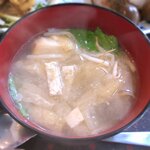 さくら本店 - (ﾗﾝﾁ)さくら定食 味噌汁　2020.6.11