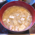 さくら本店 - (ﾗﾝﾁ)さくら定食 味噌汁　2020.6.11