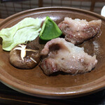 奥居旅館 - 五島牛は陶板ステーキに