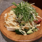 居酒屋酒肴 - 豆腐サラダ、値段に反するボリューム