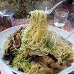 アーモンド - 和風きのこ（大盛）1,020円（コーヒー付き）