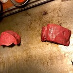 オカダ食品株式会社 - 和牛極上ヒレステーキ 焼き焼き風景