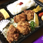 温泉食堂 和呂和呂 - 鶏唐揚げ弁当 500円 (税込)