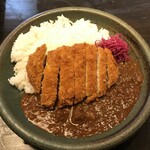 CURRY KOBACHAN - スパイシーカレー　とんかつトッピング（680円+280円+税）