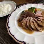 ル・ボルドー - 料理写真:サーロインステーキ、特製和風ソース1650円