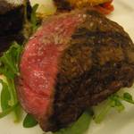 トラットリア 29 - 【‘12.5肉の日イベント】「黒毛和牛のランプステーキ　パンツァーノ風」（米森シェフ）