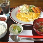 あじさい - オムレツ定食