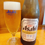 蝋燭屋 - 中瓶 スーパードライ 500円