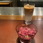 イル アオヤマ - ナガノパープルと赤ワインのグラニテ
      カフェオレ