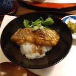 割烹 清風 - 太刀魚の照り焼きどんぶり