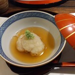 割烹 清風 - 帆立の蕪蒸し