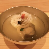 はらまさ - ★9鱧と加茂茄子のお椀