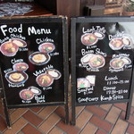 KANDY SPICE - 店表のメニュー