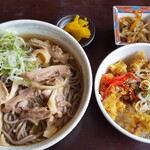 そば処 ひろ - ひろセット(950円)