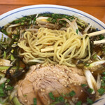 彩光らーめん - 中細ストレート麺、夢中で食べて感想忘れた。