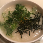 和風もつ料理 あらた - 〆の定番「テール雑炊」