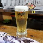 Tachizushi Maguro Ittetsu - 生ビール