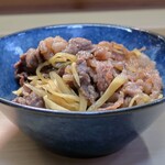 家庭料理 小川 - 牛肉と新しょうが