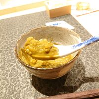 すし昇 - 肝ソースをシャリを混ぜて