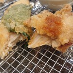 Tempura Meshi Kaneko Han Nosuke - とり天断面