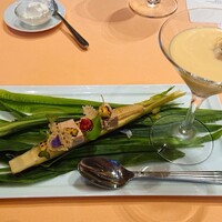 リストランテ ル・ミディ ひらまつ - とうもろこしのデグリネゾン