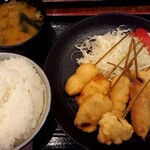 串かつ でんがな - 串かつA定食 780円