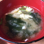 レストラン・エスカルゴ - 味噌汁