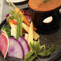 トラットリア イル レガーロ - ホタルイカのバーニャカウダ