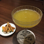 バー ゴヤ - パッションフルーツのカクテル。香りが良かったー！