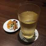 バー ゴヤ - ラフロイグのソーダ割。これのため生きているというか命の水！！！これこれ〜！って感じ。