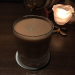 バー ゴヤ - フルーツトマトのカクテル。めちゃくちゃトマトおいしい青臭い香りで最高だった。パンつけて拭き取りたいくらい。