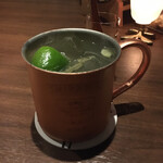 バー ゴヤ - ジンジャーのモスコミュール。爽やかでキリッと辛い！