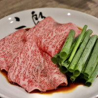 焼肉&手打ち冷麺 二郎 KANAYAMA - サーロイン焼きすき（鹿児島県産A5和牛）三河満月卵
