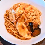 ピソラ - ナスとモッツァレラのミートソース